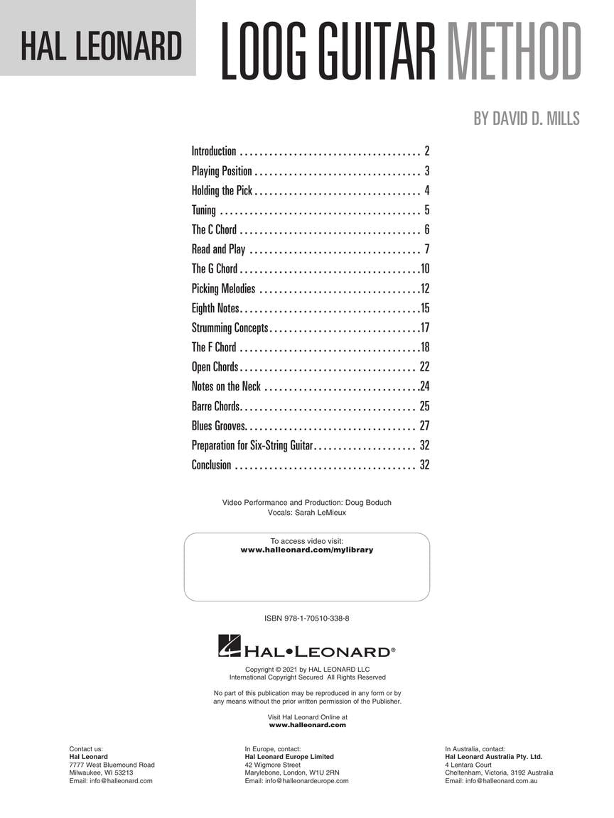 Hal Leonard Loog Guitar Method - sample page 2