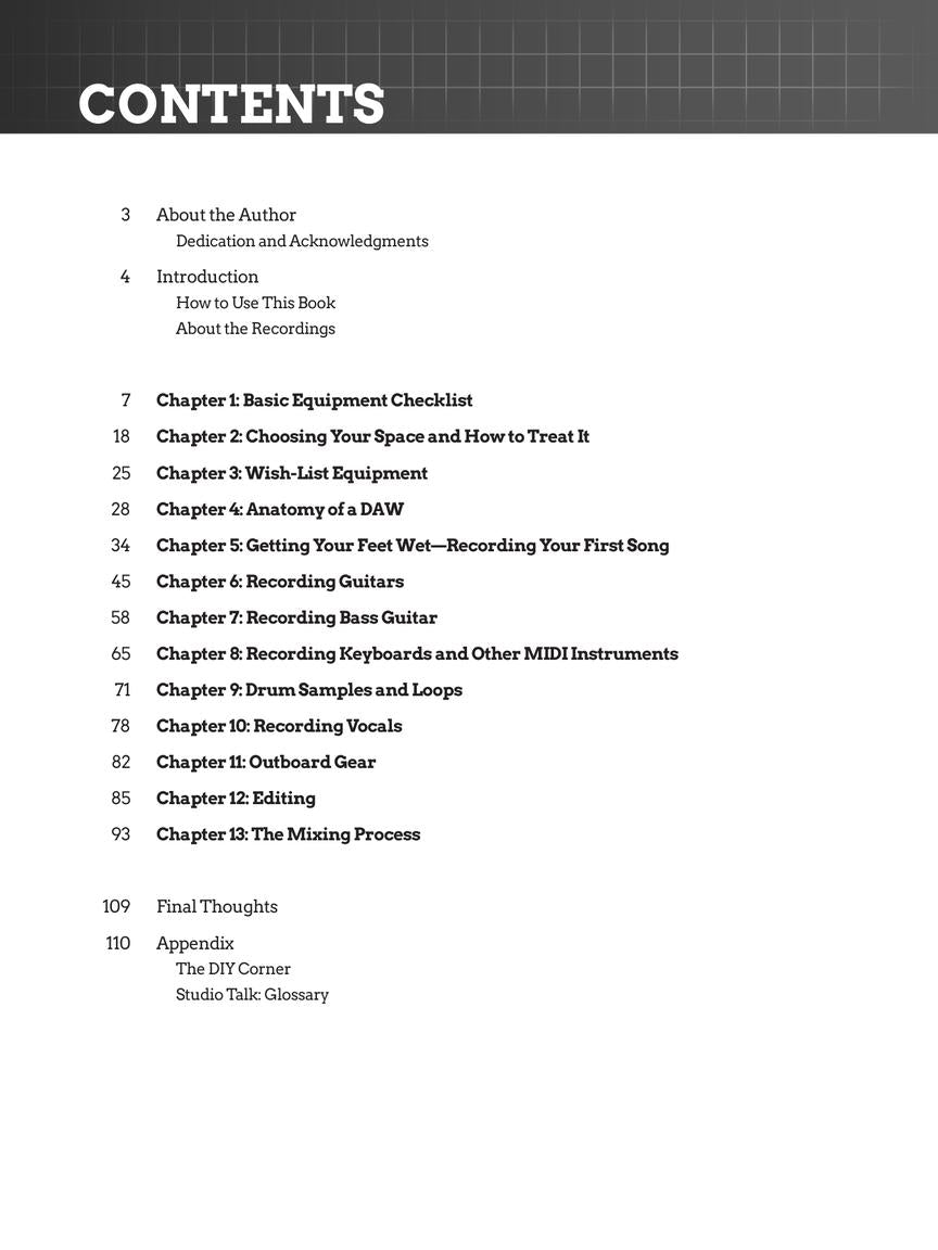 Do-It-Yourself Home Recording - sample page 2