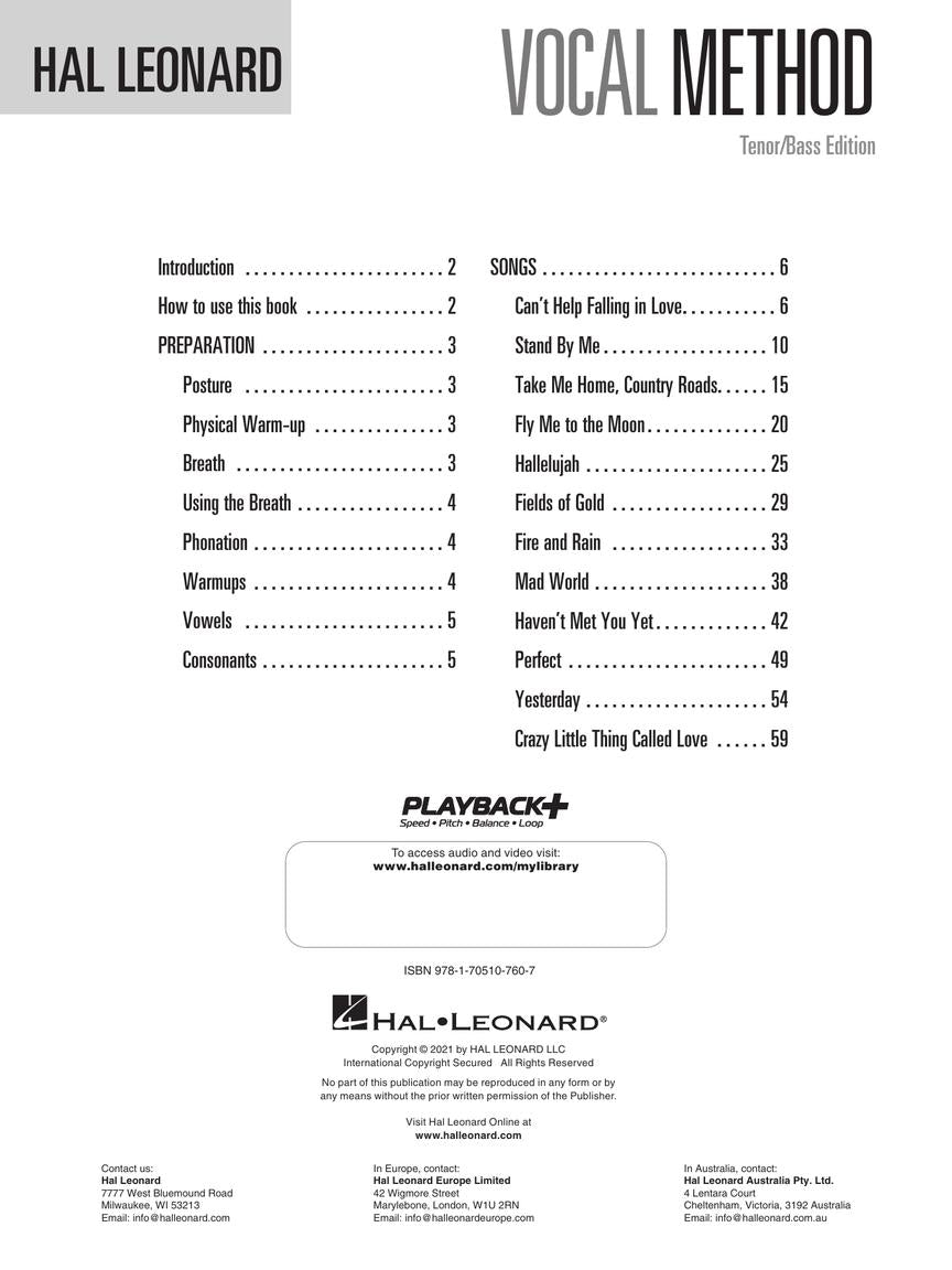 Hal Leonard Vocal Method - sample page 2