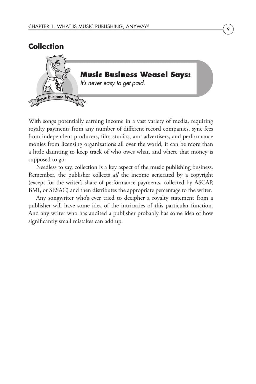 Making Music Make Money – 2nd Edition - sample page 20