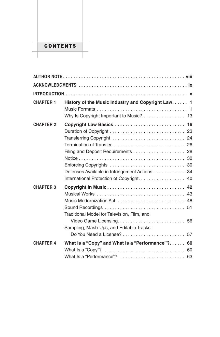 Music Law in the Digital Age – 3rd Edition - sample page 2