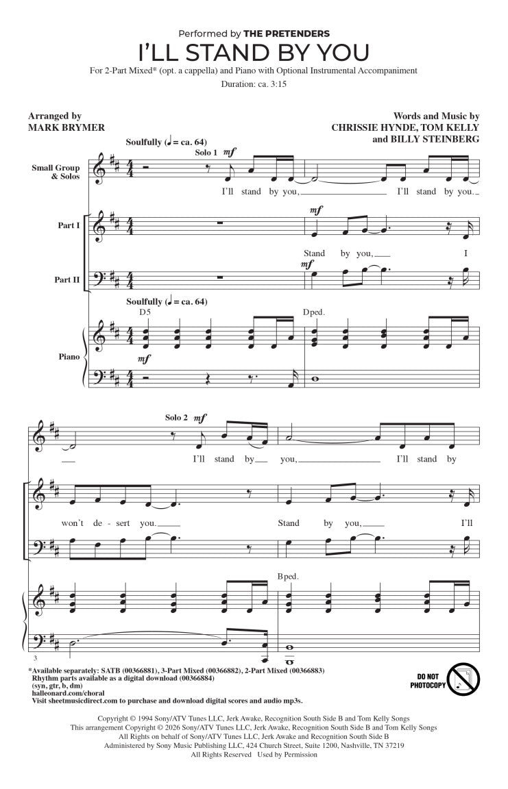 I'll Stand By You - sample page 2