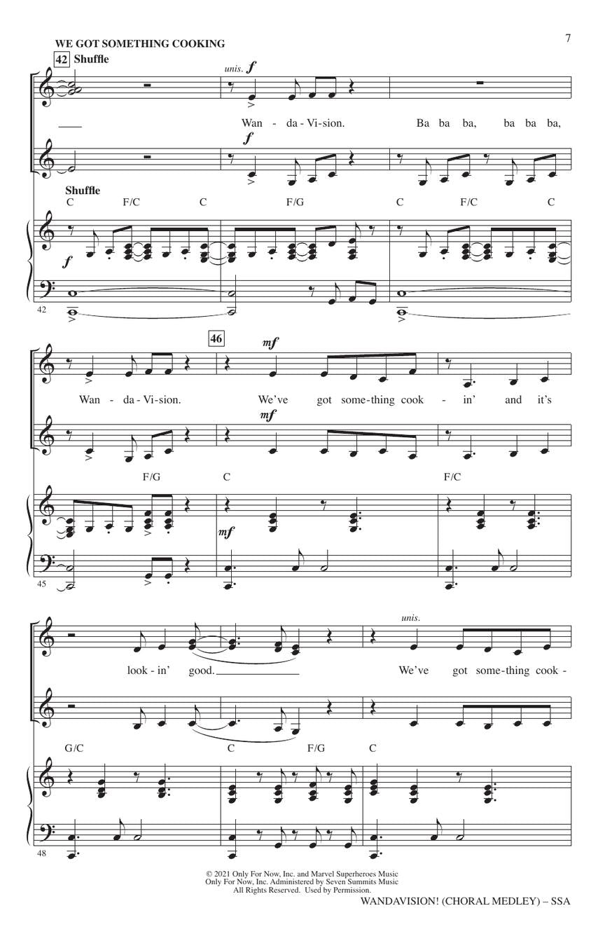 WandaVision! (Choral Medley) - sample page 4