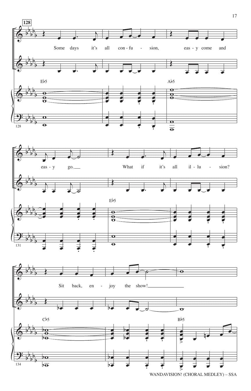 WandaVision! (Choral Medley) - sample page 6