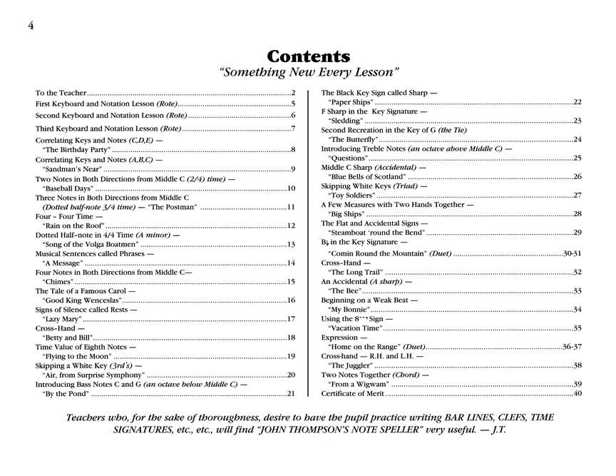 Teaching Little Fingers to Play - sample page 4