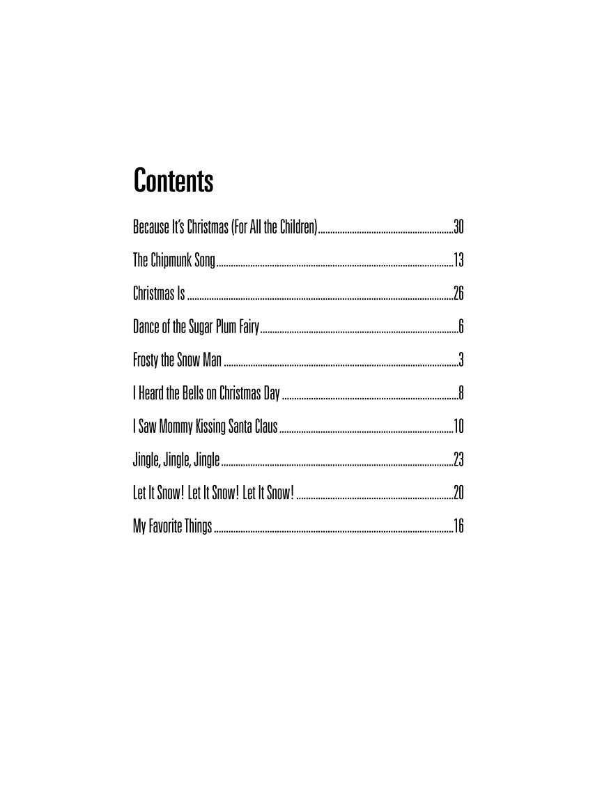 Christmas Piano Solos – Second Grade (Book/CD Pack) - sample page 2