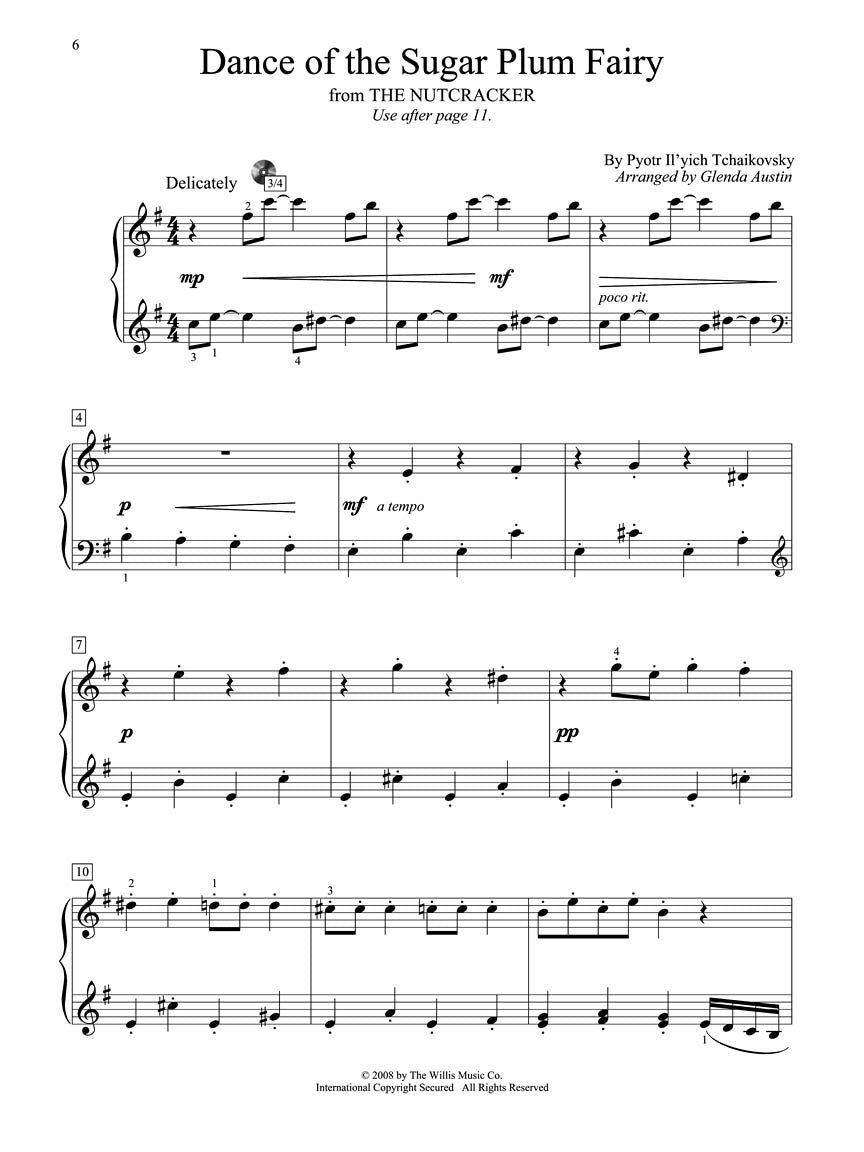 Christmas Piano Solos – Second Grade (Book/CD Pack) - sample page 3