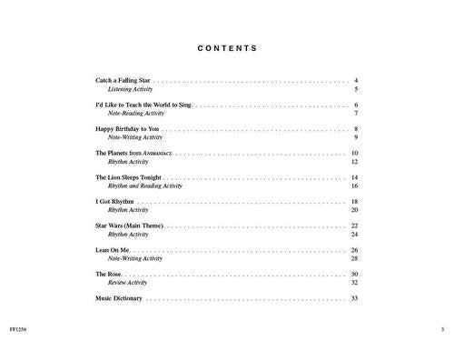 Primer Level – Popular Repertoire Book - sample page 1