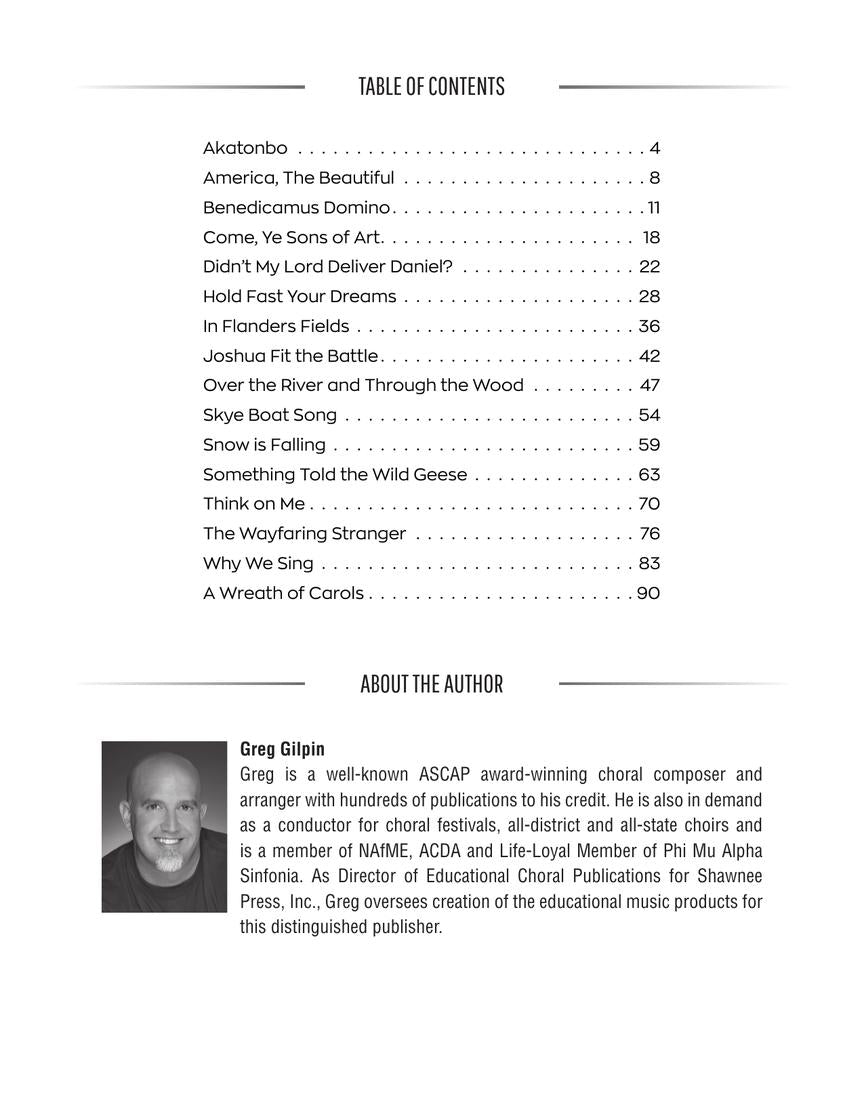 Concert Chorals for Unison Voices - sample page 2