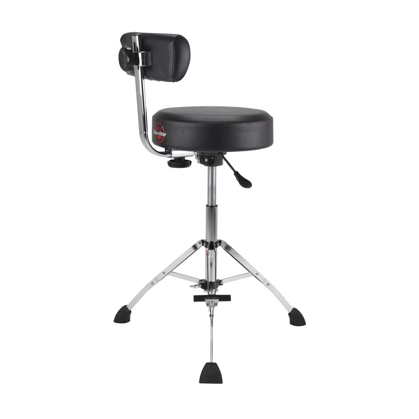 Gibraltar 9608HRTB Tall Hydraulic 15“ Round Stool with Backrest and Footrest - sample page 2