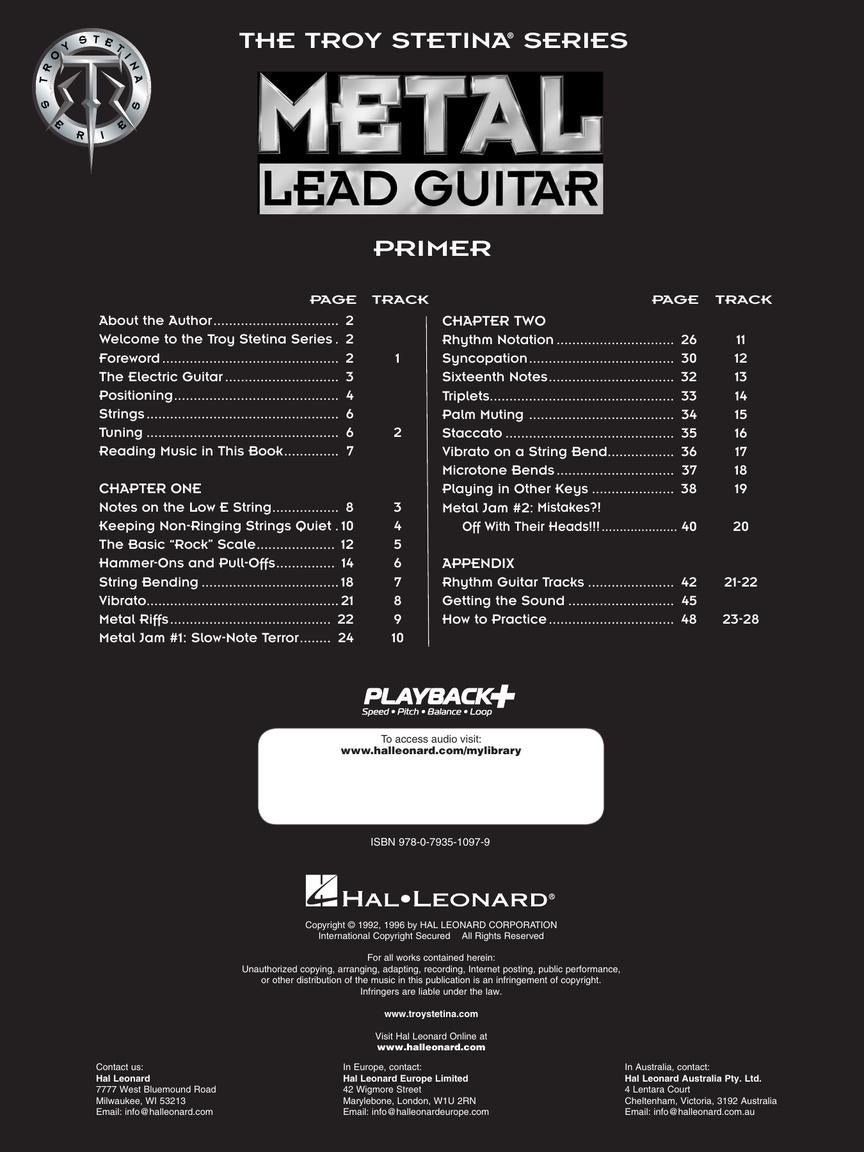 Metal Lead Guitar Primer - sample page 2