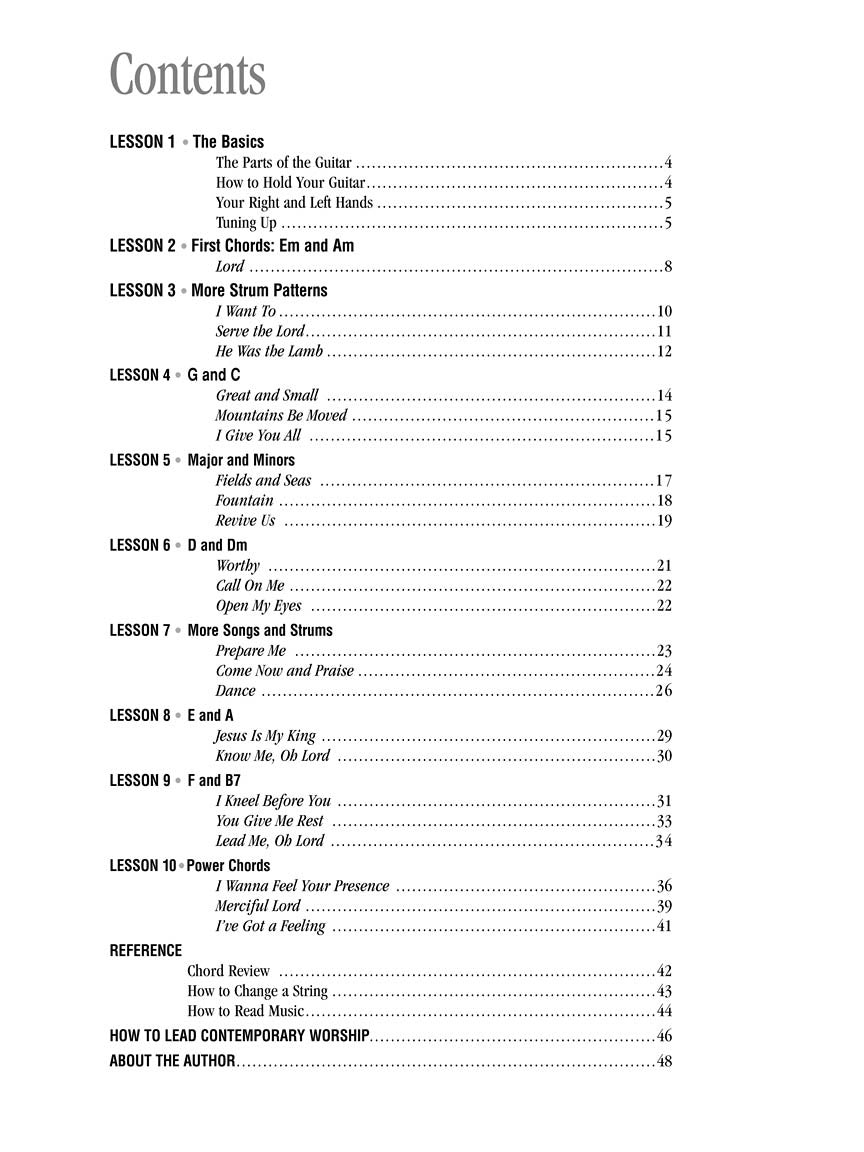 Guitar Worship – Method Book 1 - sample page 2