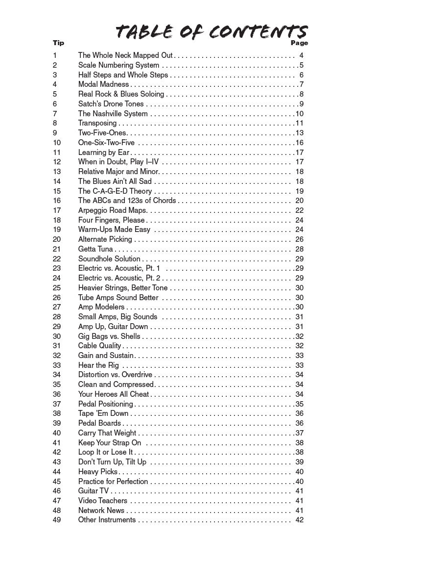 101 Guitar Tips - sample page 2