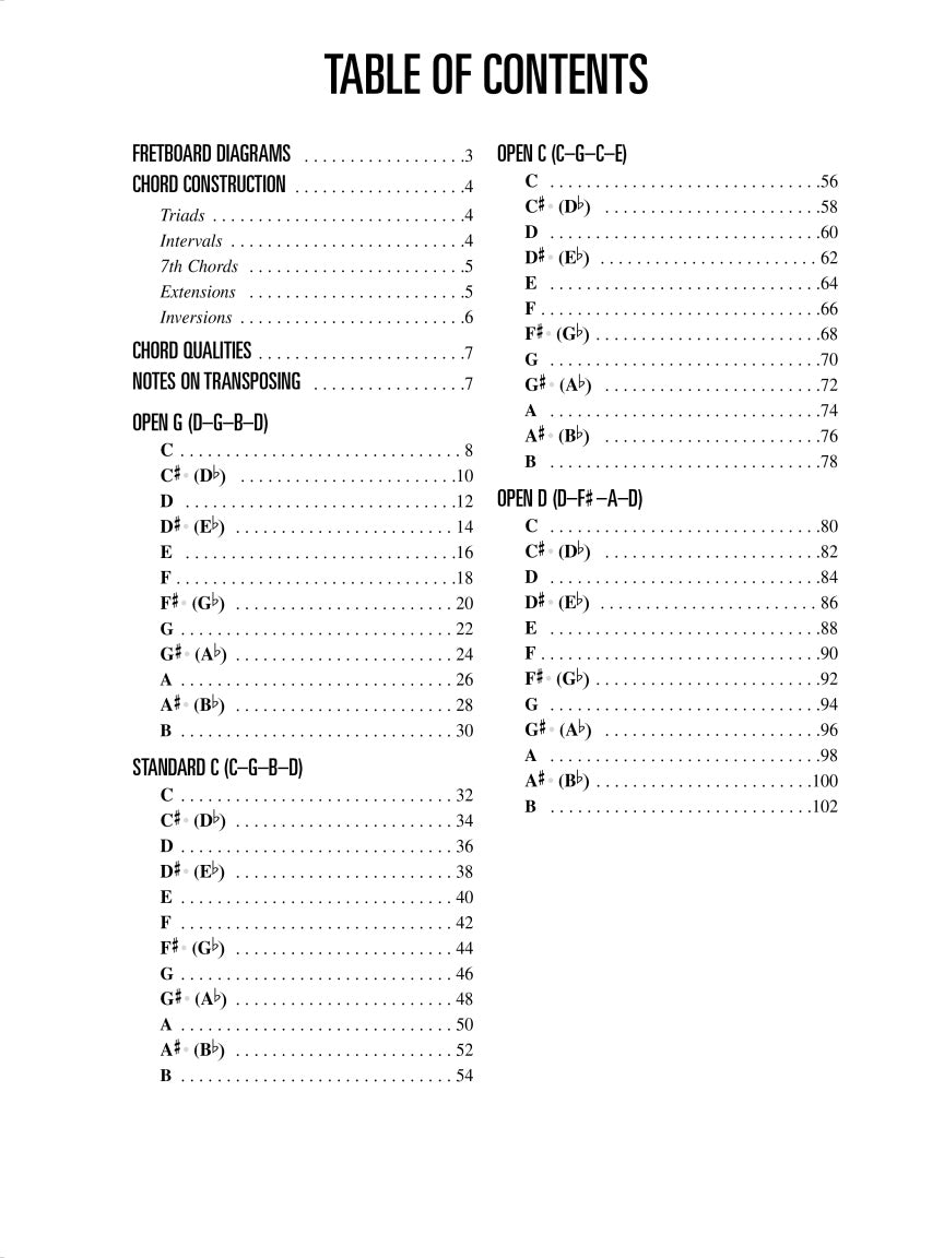 Banjo Chord Finder - sample page 2