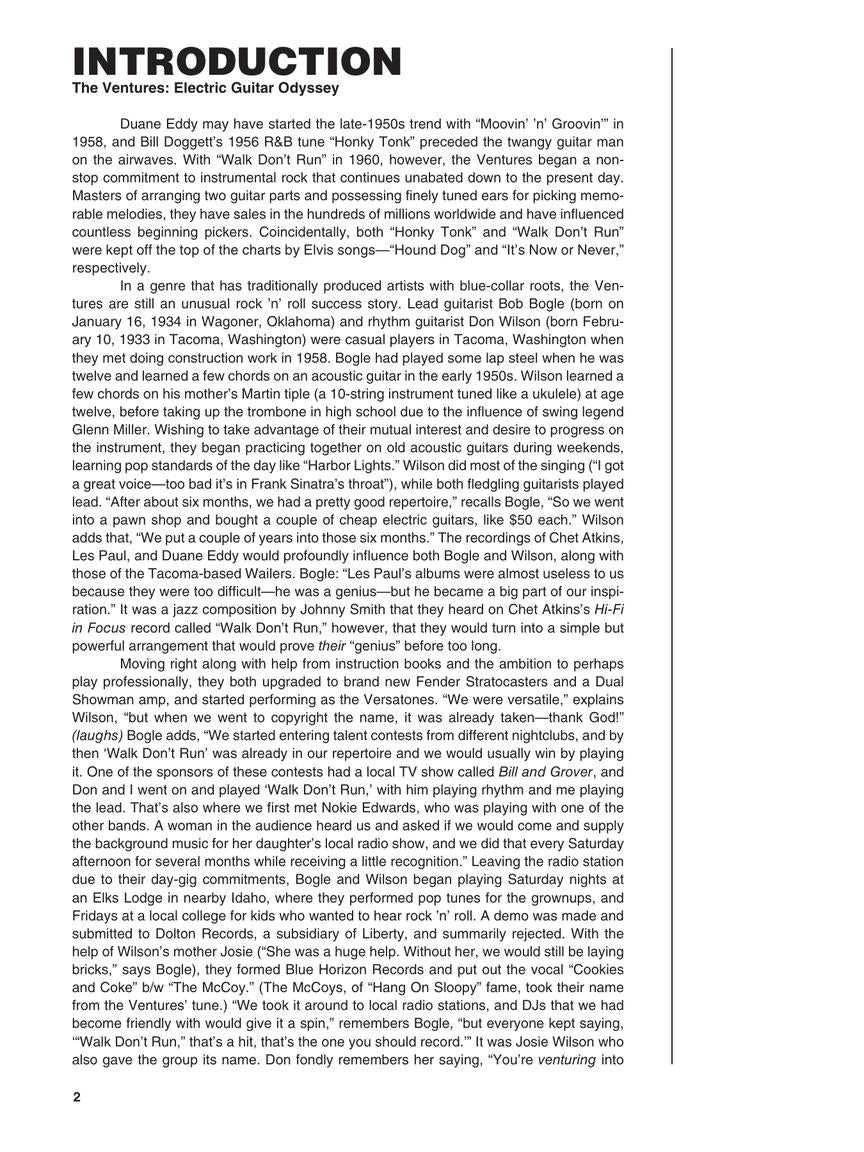 The Best of The Ventures - Guitar Signature Licks - sample page 3