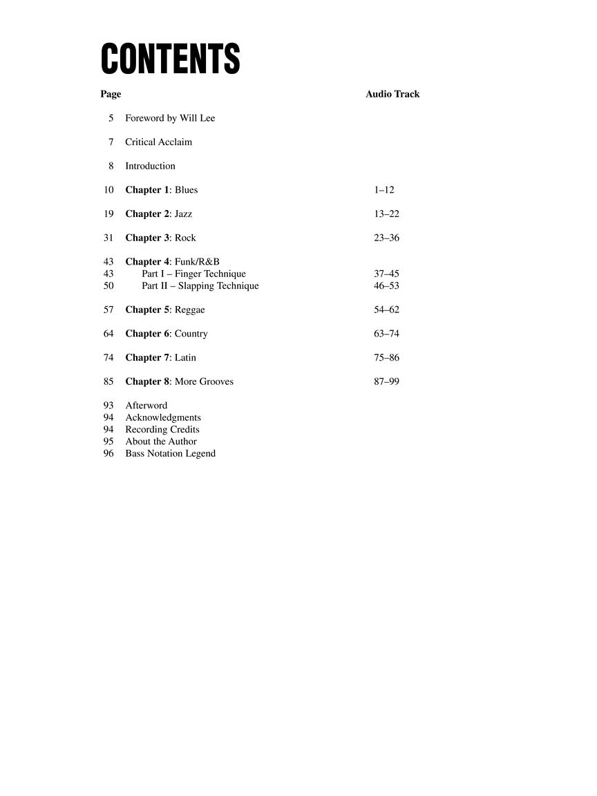 Bass Grooves - sample page 1