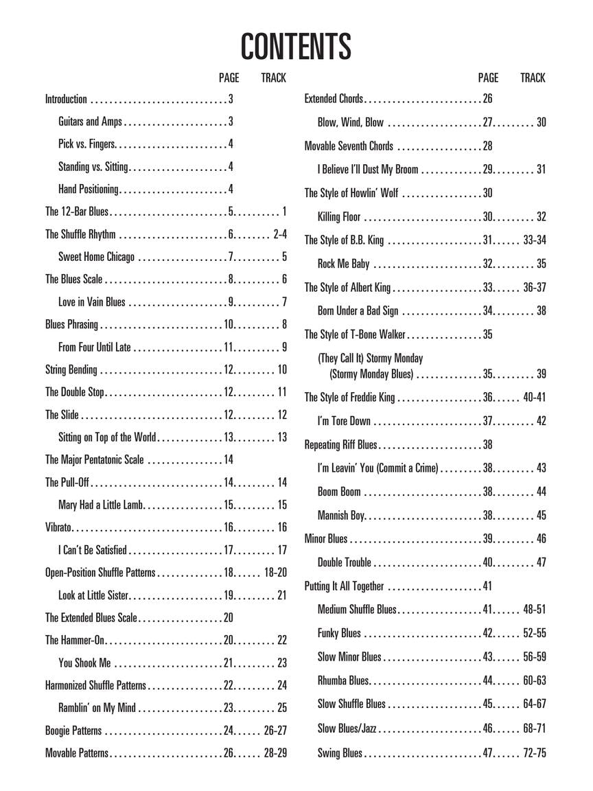 Hal Leonard Guitar Method – Blues Guitar - sample page 2