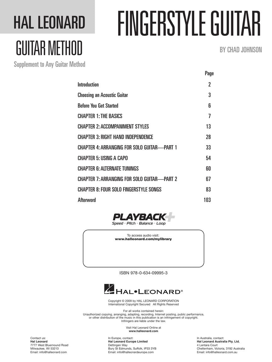 Fingerstyle Guitar Method - sample page 2