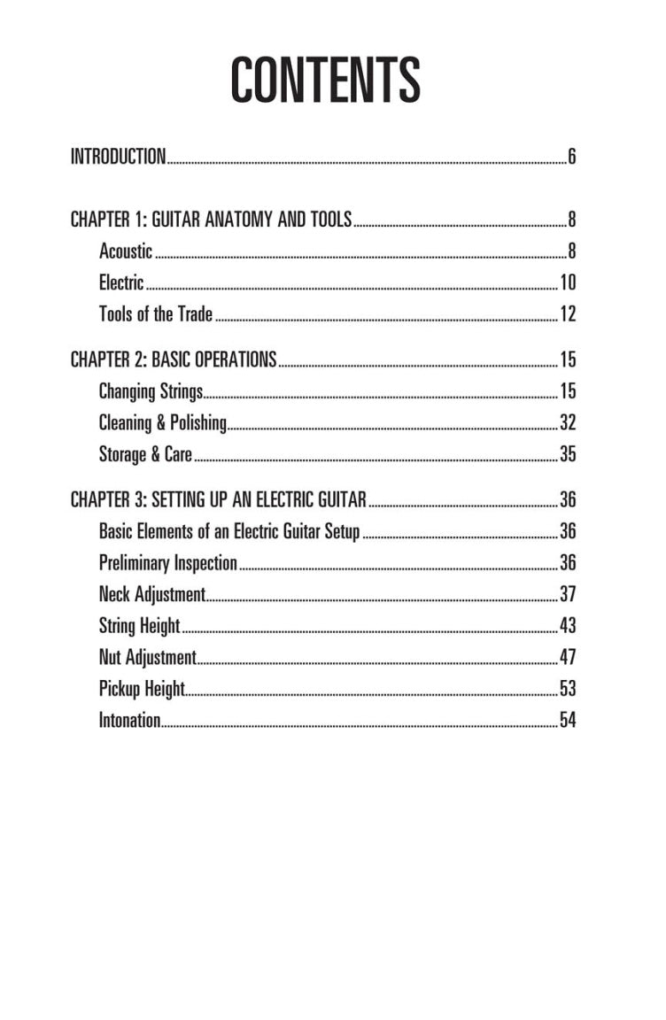 Hal Leonard Guitar Method – Guitar Setup & Maintenance - sample page 2