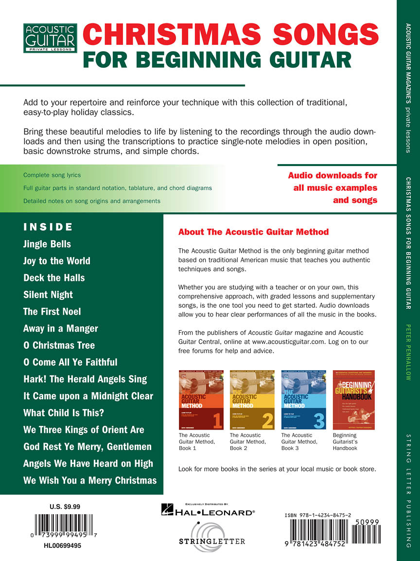 Christmas Songs for Beginning Guitar - sample page 2