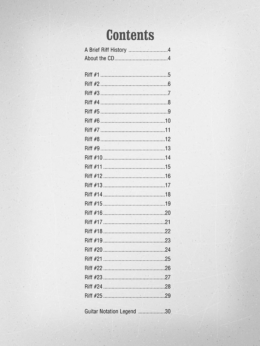 12-Bar Blues Riffs - sample page 1