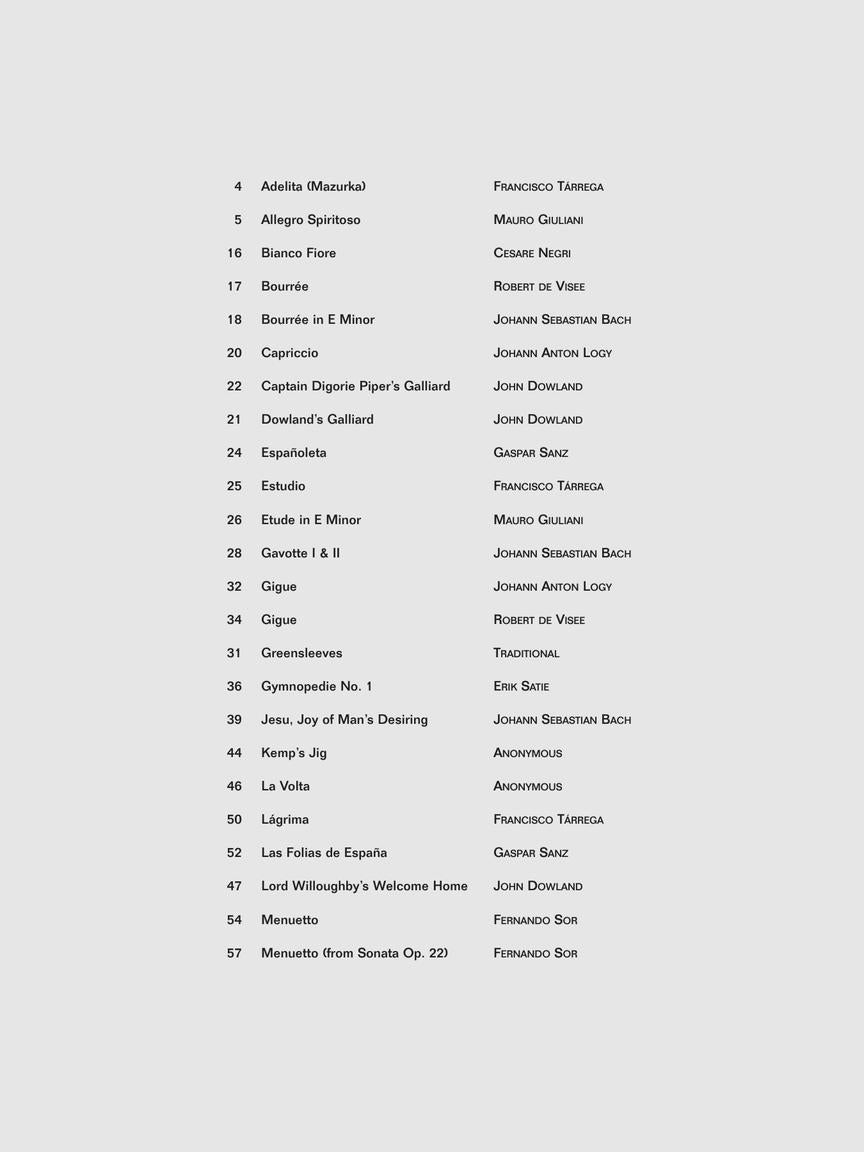 A Treasury of Classical Guitar Repertoire - sample page 2