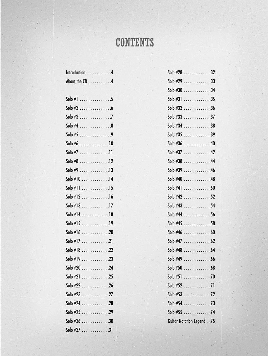 Solo Blues Guitar - sample page 1