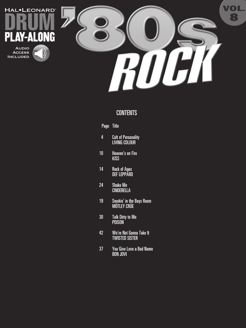 '80s Rock - sample page 2