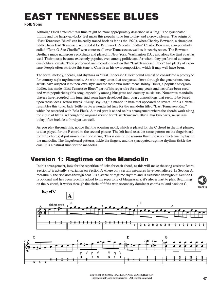 The Ultimate Mandolin Songbook - sample page 5