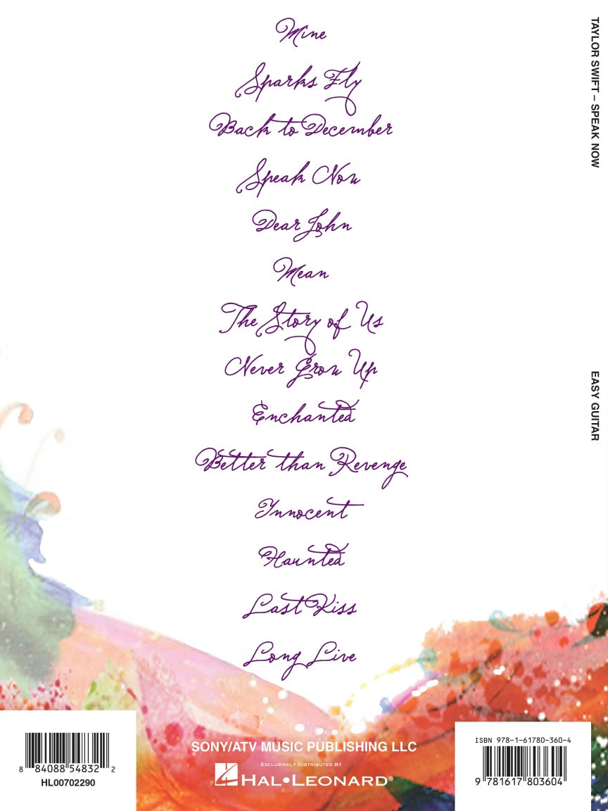 Taylor Swift – Speak Now - sample page 6