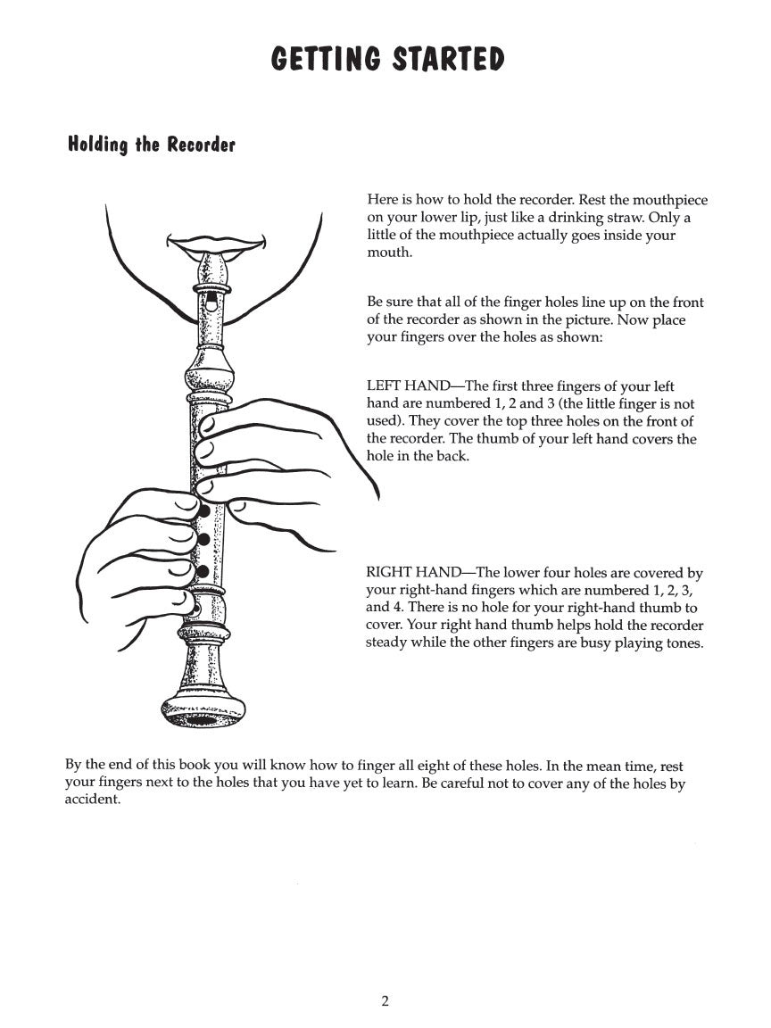 Recorder Fun! Teach Yourself the Easy Way! - sample page 3