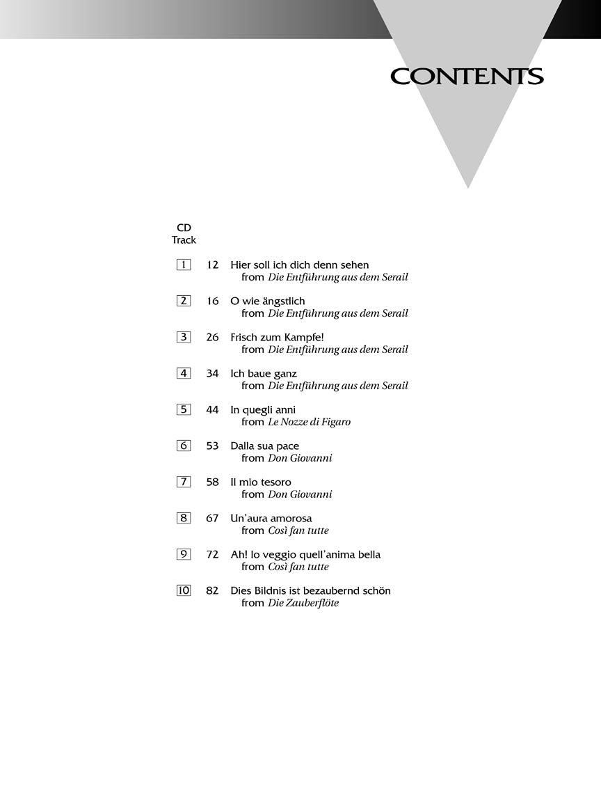 Mozart Arias for Tenor - sample page 3