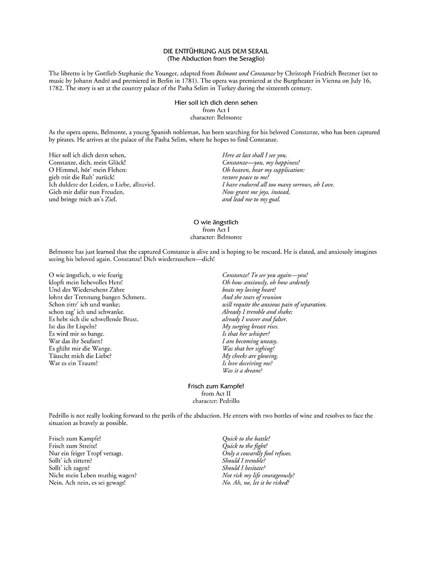 Mozart Arias for Tenor - sample page 4