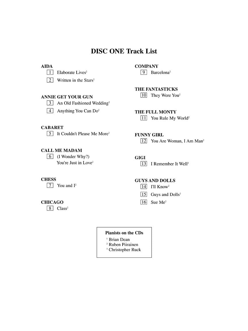 The Singer's Musical Theatre Anthology – Volume 2 - sample page 2