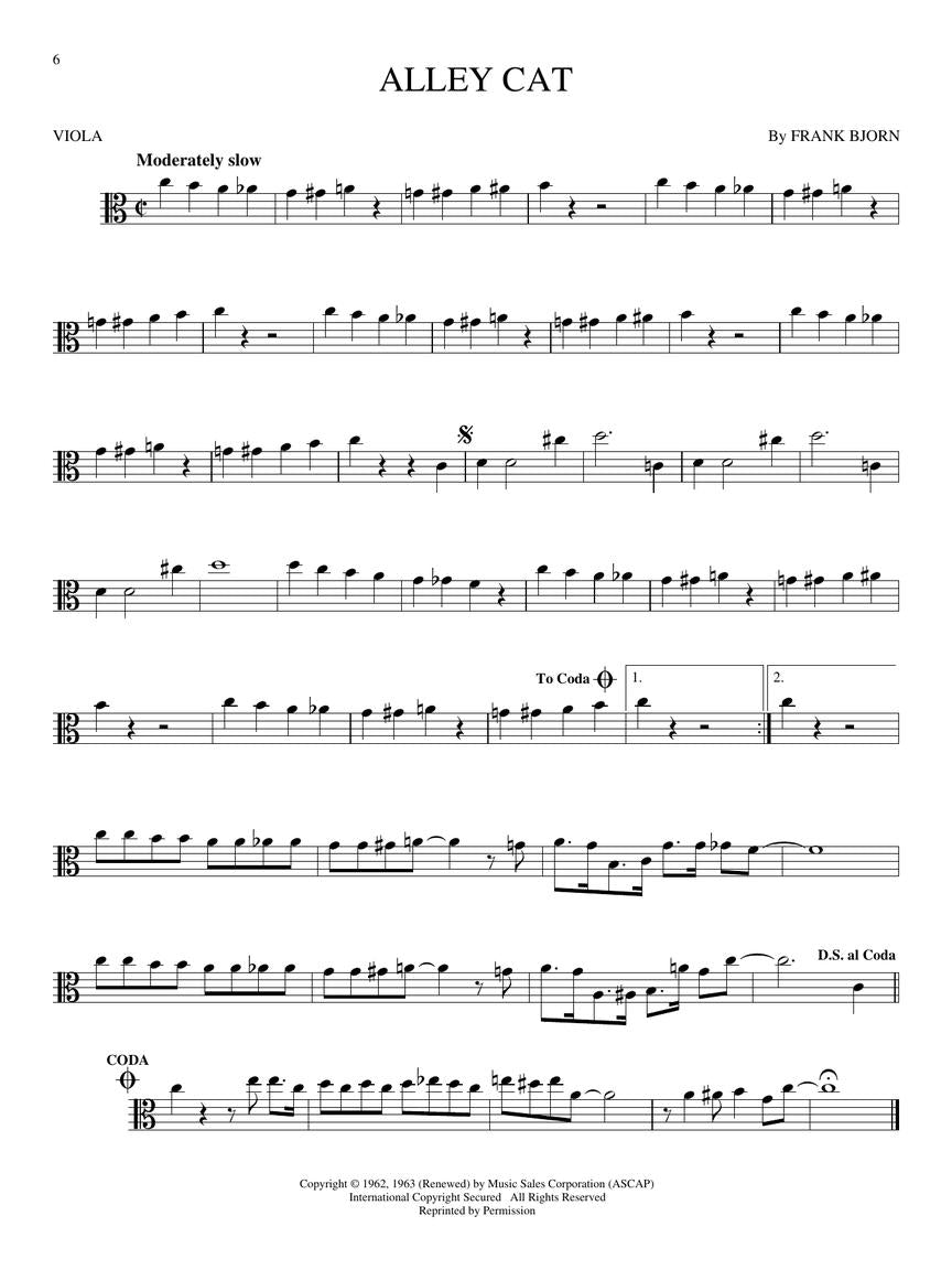 Big Book of Viola Songs - sample page 6