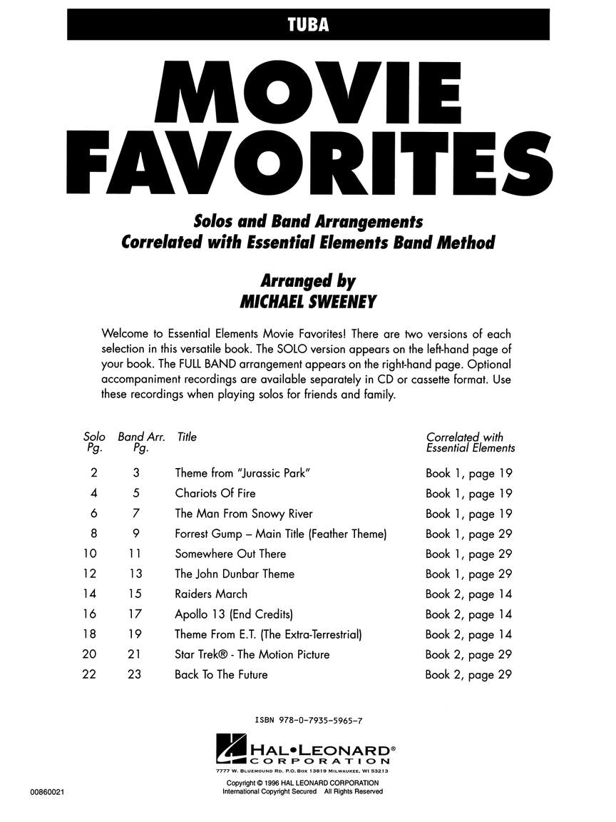 Essential Elements Movie Favorites - sample page 2