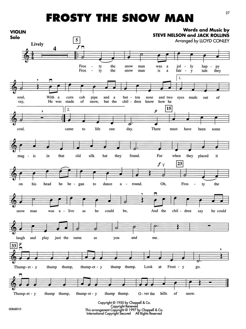Essential Elements Christmas Favorites for Strings - sample page 3