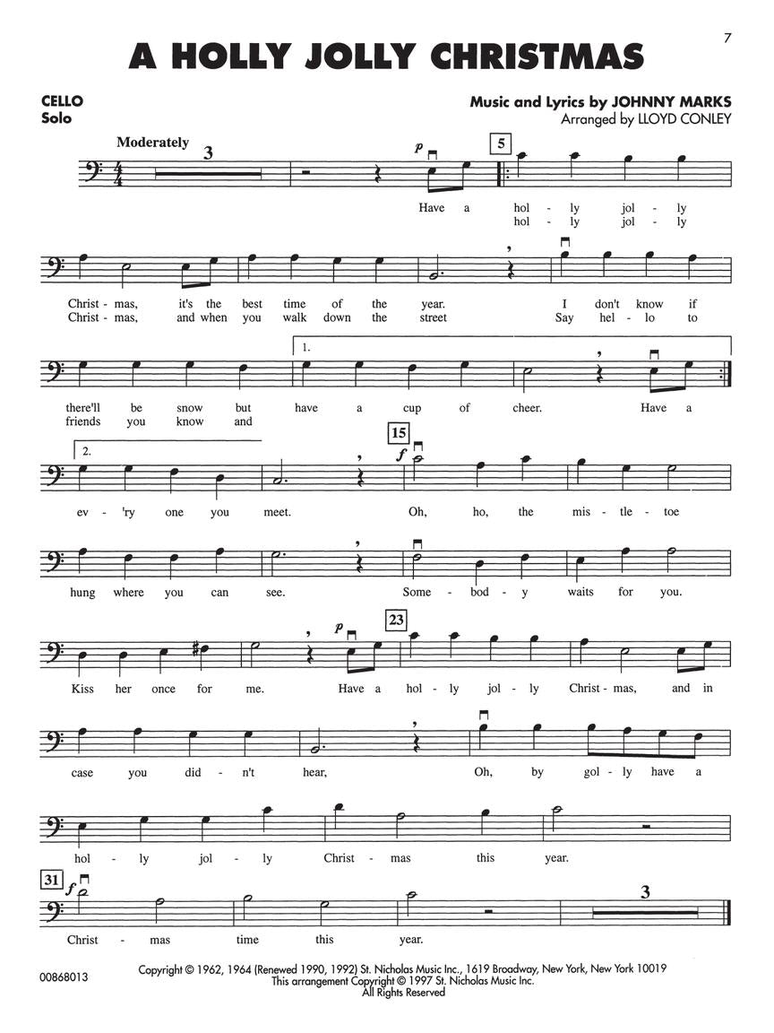 Essential Elements Christmas Favorites for Strings - sample page 3
