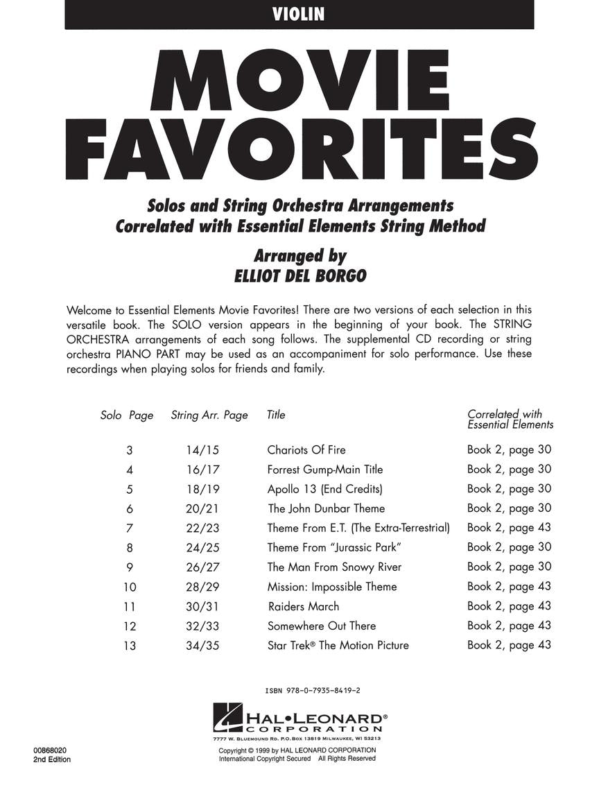 Essential Elements Movie Favorites for Strings - sample page 2