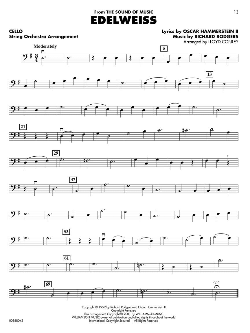 Essential Elements Broadway Favorites for Strings – Cello - sample page 4