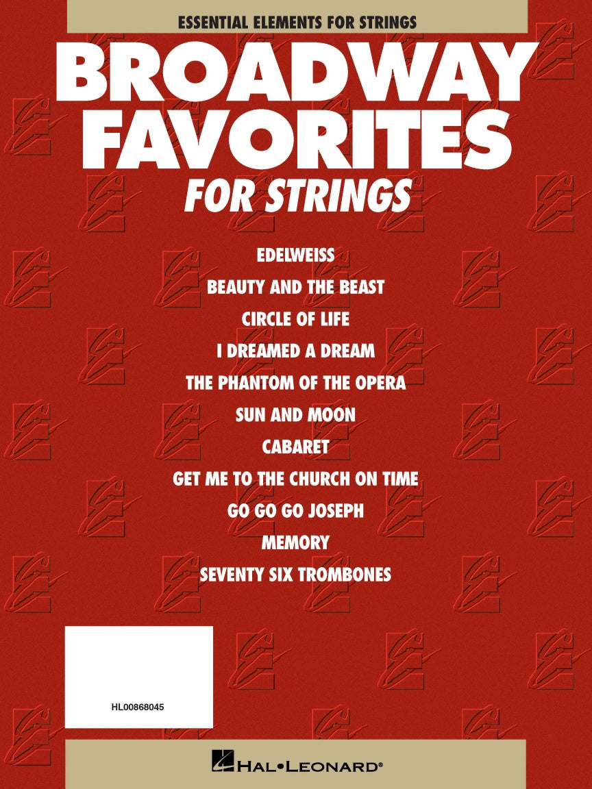 Essential Elements Broadway Favorites for Strings – Percussion Accompaniment - sample page 6