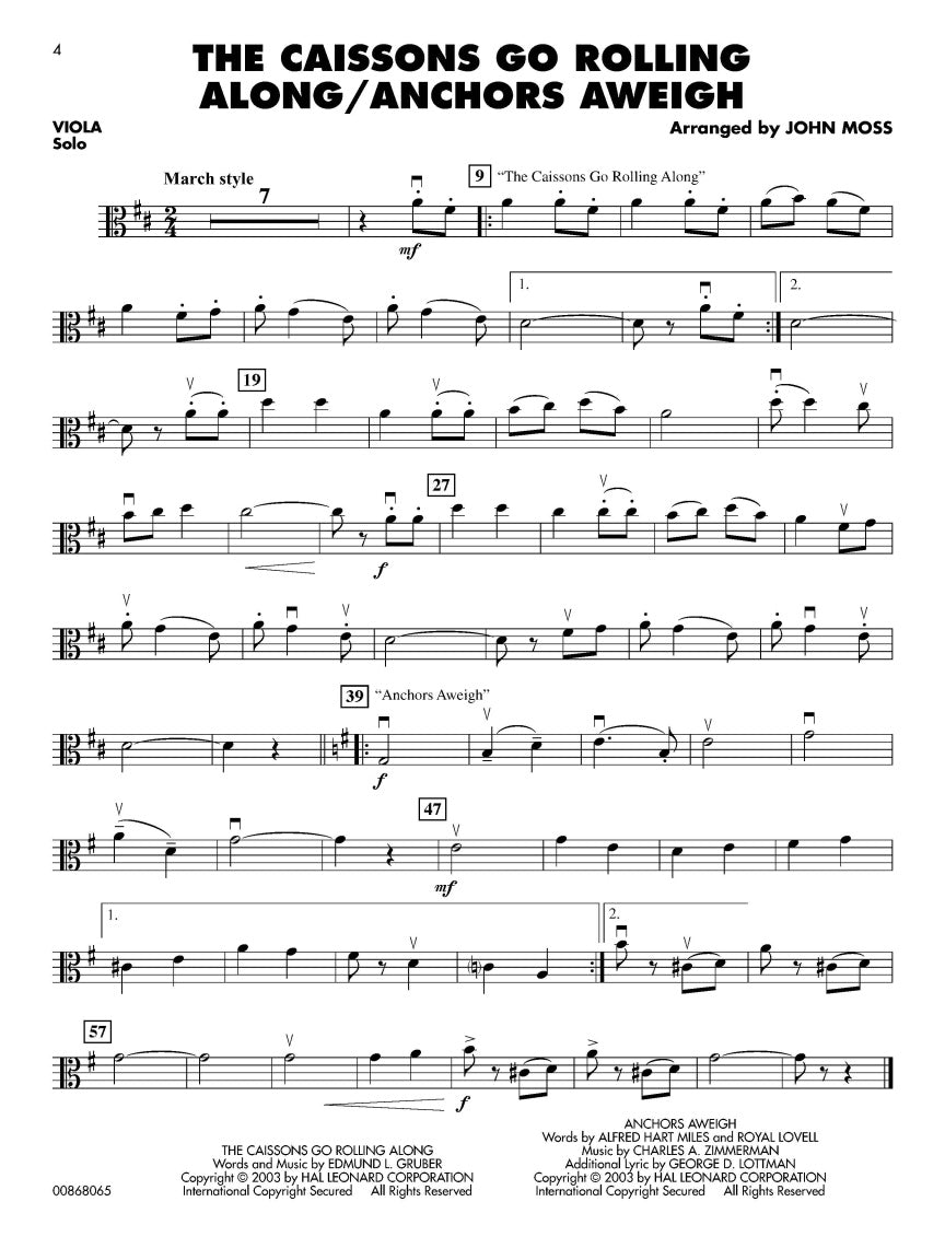 Patriotic Favorites for Strings - sample page 3