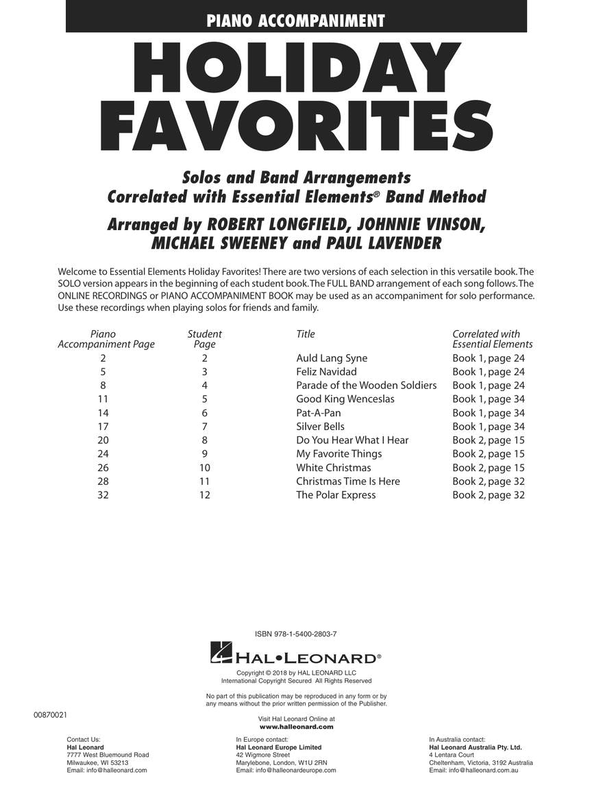 Essential Elements Holiday Favorites - sample page 2