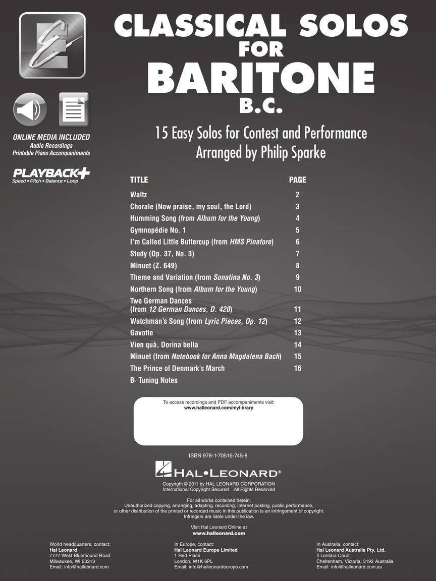 Classical Solos for Baritone B.C. - sample page 2