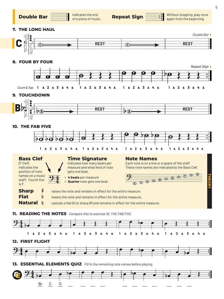 Essential Elements for Band – Bassoon Book 1 with Online Resources - sample page 2