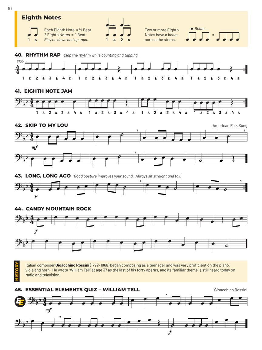Essential Elements for Band – Bassoon Book 1 with Online Resources - sample page 3