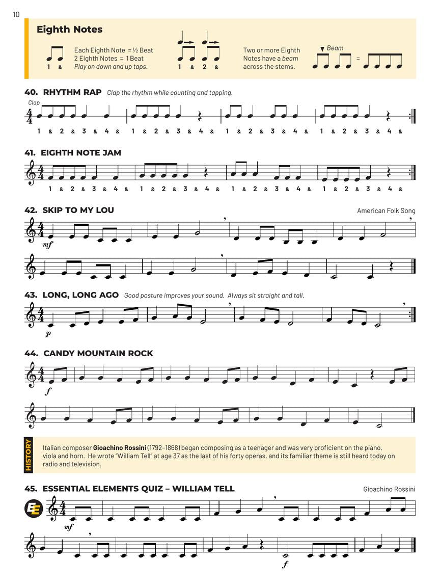 Essential Elements for Band – Bb Clarinet Book 1 with Online Resources - sample page 3