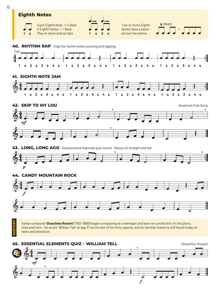 Essential Elements for Band – Baritone T.C. Book 1 with Online Resources - sample page 3