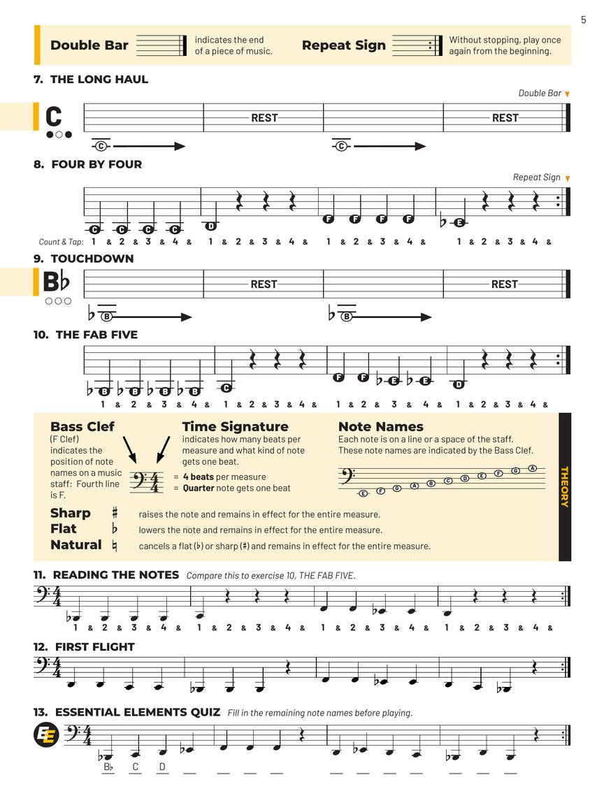 Essential Elements for Band – Tuba Book 1 with Online Resources - sample page 2