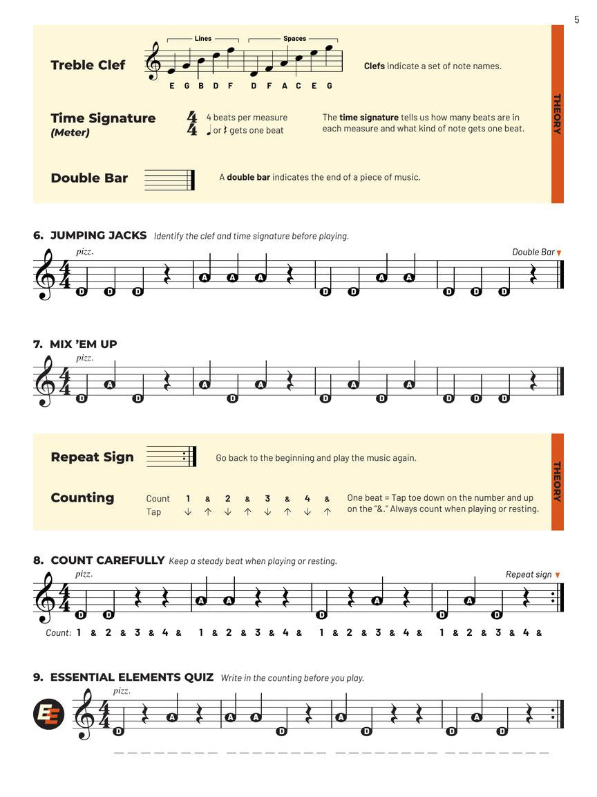 Essential Elements for Strings – Violin Book 1 with Online Resources - sample page 2